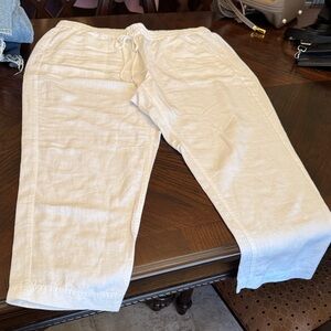 J crew linen pants.